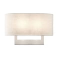 thumbnail image 1 of 42934-91 Livex Lighting 2 Light Large ADA Wall Sconce In Contemporary Style-9.5 Inches Tall and 15 Inches Wide-Brushed Nickel Finish, 1 of 17