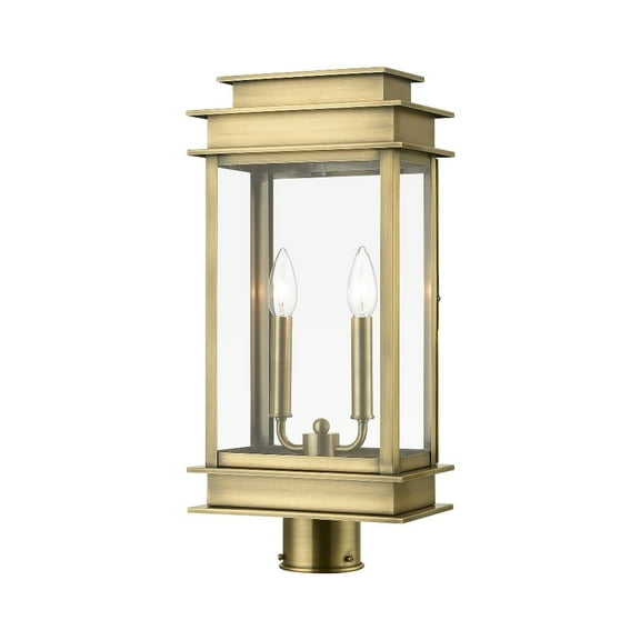 Livex Lighting - Princeton - 2 Light Large Outdoor Post Top Lantern In Classic