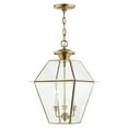 thumbnail image 1 of Livex Lighting Westover Outdoor Chain Hang in Antique Brass, 1 of 8
