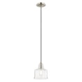 thumbnail image 1 of 40606-91 Livex Lighting Art Glass - 1 Light Mini Pendant in Coastal Style - 6.75 Inches wide by 9.5 Inches high-Brushed Nickel Finish    -Traditional, 1 of 12