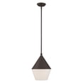thumbnail image 1 of 40714-07 Livex Lighting Stockholm - 1 Light Mini Pendant in Mid Century Modern Style - 10 Inches wide by 20 Inches high     -Traditional Installation, 1 of 11