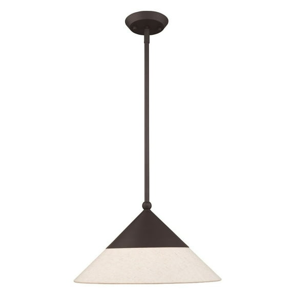 Livex Lighting 40717 Stockholm 1 Light 15" Wide Pendant - Bronze