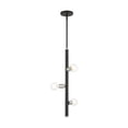 thumbnail image 1 of 45863-04 Livex Lighting Bannister - 3 Light Pendant in Mid Century Modern Style - 6 Inches wide by 29.5 Inches high-Black Finish    -Traditional, 1 of 7