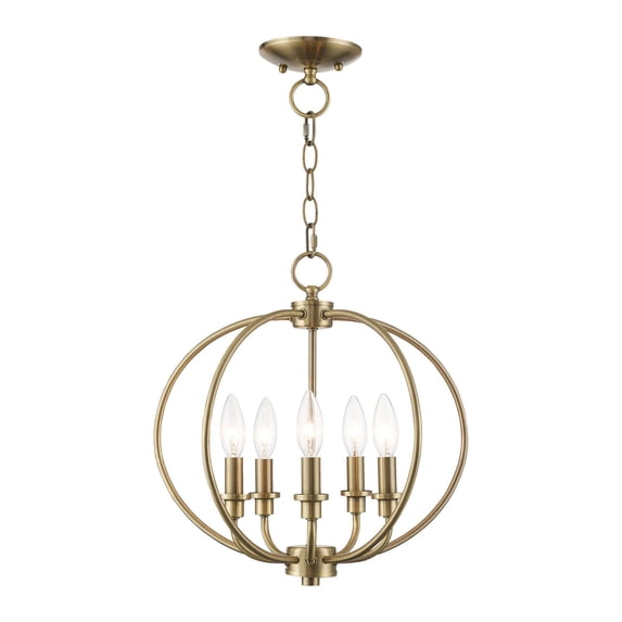 Livex Lighting Convertible Chain Hang/Ceiling Mount