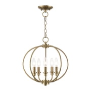 Livex Lighting Convertible Chain Hang/Ceiling Mount