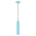 thumbnail image 1 of 46751-74 Livex Lighting Ardmore - 1 Light Pendant in Mid Century Modern Style - 5.13 Inches wide by 16.5 Inches high-Shiny Baby Blue Finish, 1 of 8