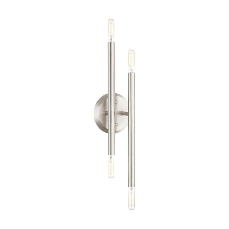 Soho Brushed Nickel 4-Light ADA Compliant Wall Sconce