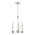 thumbnail image 1 of 46883-91 Livex Lighting Karlstad - 3 Light Chandelier in Contemporary Style - 12 Inches wide by 19 Inches high-Brushed Nickel Finish    -Traditional, 1 of 8