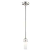 Livex Lighting Westfield Mini Pendant in Brushed Nickel