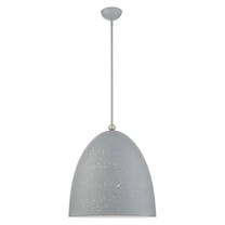 49110-80 Livex Lighting Arlington - 3 Light Pendant in Modern Style - 19 Inches wide by 31 Inches high-Nordic Gray Finish    -Traditional Installation