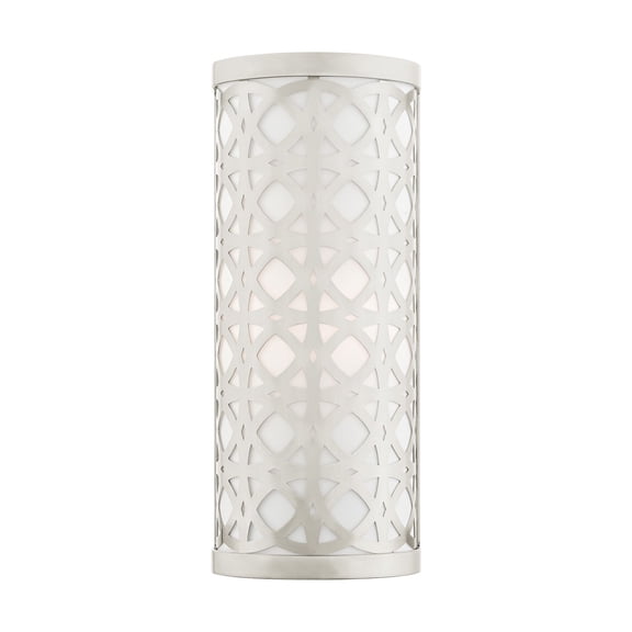 Livex Lighting  1 Light Brushed Nickel ADA Single Sconce, 49878-91 - 5.125" W x 12.5" H x 3.875" Ext.