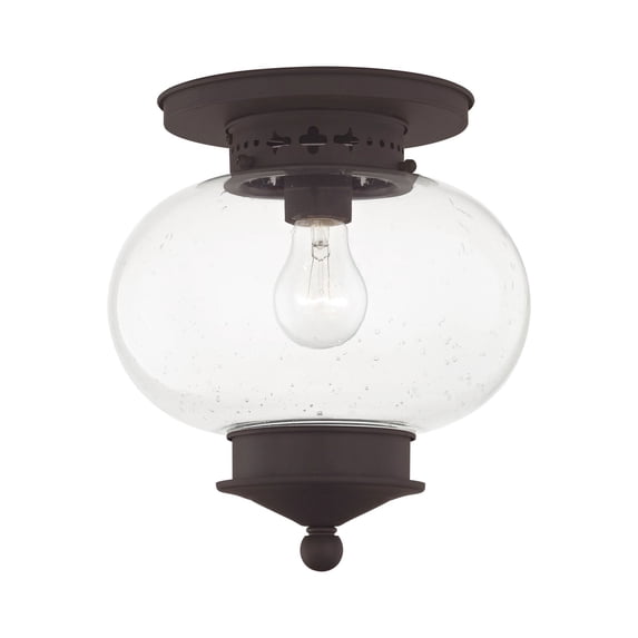 Livex Lighting Harbor Ceiling Mount in Bronze