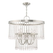 Livex Lighting - Elizabeth - 5 Light Pendant in Glam Style - 24 Inches wide by