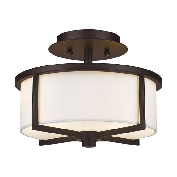 Livex Lighting Wesley Ceiling Mount in Bronze