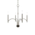 thumbnail image 1 of Livex Lighting 51334 Wisteria 4 Light 20" Wide Mini Chandelier - Nickel, 1 of 7