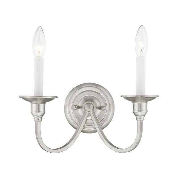 Livex Lighting Cranford Wall Sconce in Brushed Nickel