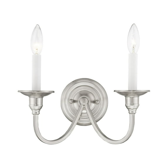 Livex Lighting Cranford Wall Sconce in Brushed Nickel