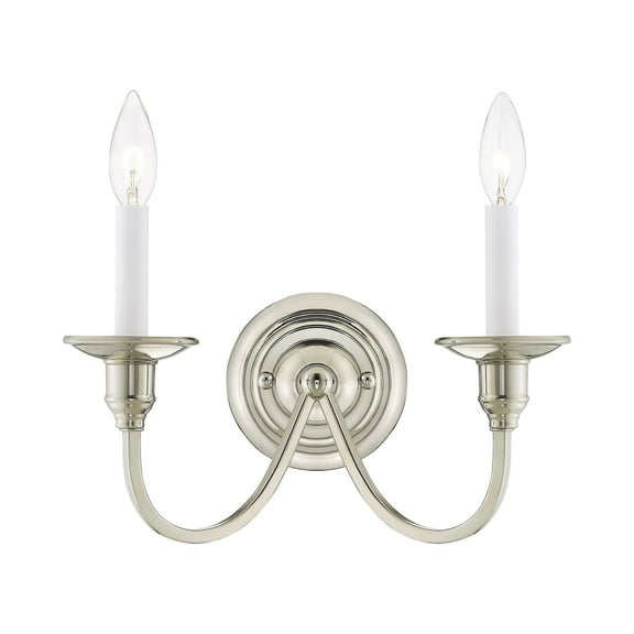 Livex Lighting Cranford Wall Sconce in Polished Nickel