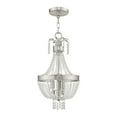 thumbnail image 1 of 51853-91 Livex Lighting Valentina - 3 Light Pendant in French Country Style - 10 Inches wide by 18.5 Inches high-Brushed Nickel Finish    -Traditional, 1 of 10