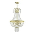 thumbnail image 1 of 51856-28 Livex Lighting Valentina - 6 Light Pendant in French Country Style - 18.25 Inches wide by 32 Inches high-Winter Gold Finish    -Traditional, 1 of 10