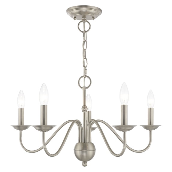 Livex Lighting - Windsor - 5 Light Chandelier in Traditional Style - 24 Inches