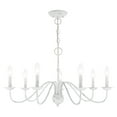 thumbnail image 1 of Livex Lighting - Windsor - 7 Light Chandelier in Traditional Style - 28 Inches, 1 of 10