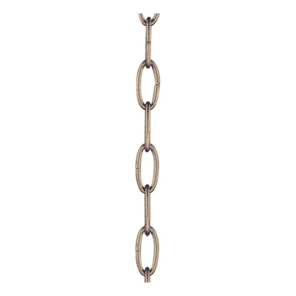 Livex Lighting Accessories Vintage Gold Leaf 3' Heavy Duty Decorative Chain