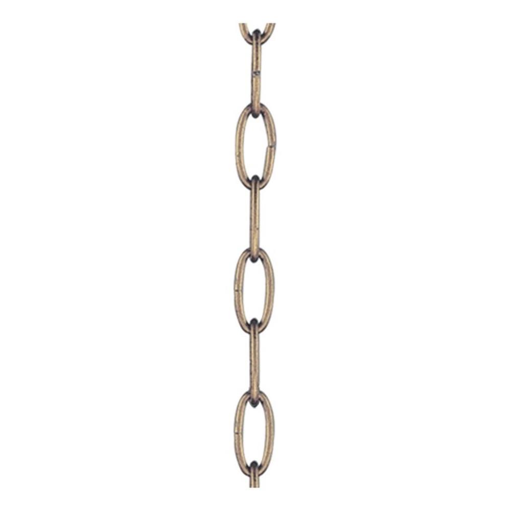 Livex Lighting Accessories Vintage Gold Leaf 3' Heavy Duty Decorative Chain