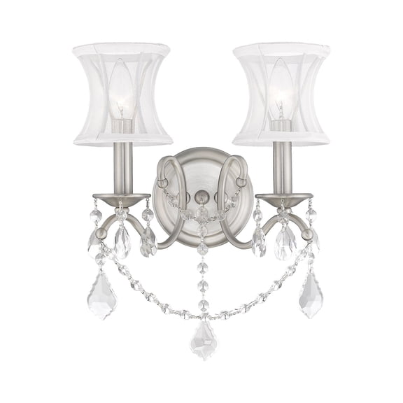 Livex Lighting Newcastle Wall Sconce in Brushed Nickel