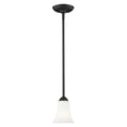 thumbnail image 1 of Livex Lighting Ridgedale Mini Pendant in Black, 1 of 9