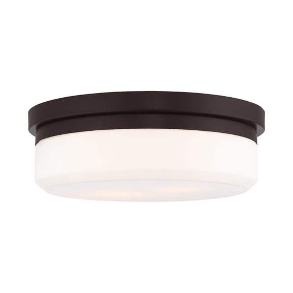 Livex Lighting Stratus 2 Light Bronze Ceiling Mount