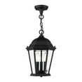 thumbnail image 1 of 7564-14 Livex Lighting Hamilton - 3 Light Outdoor Pendant Lantern in Traditional Style - 9.5 Inches wide by 14 Inches high, 1 of 9