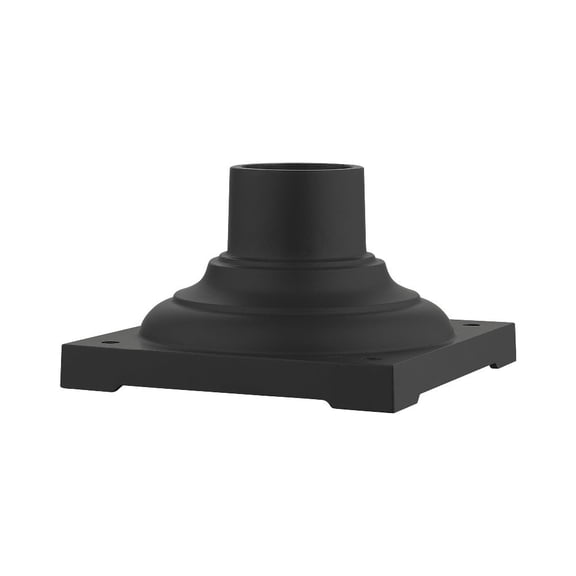 Livex Lighting 7715-14 5" Tall Pier Mount Adapter - Black