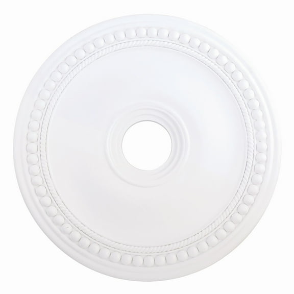 82075-03-Livex Lighting-Wingate - Ceiling Medallion - 24 Inches wide by 2 Inches high-White Finish