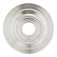 thumbnail image 1 of Livex Lighting Brushed Nickel Ceiling Medallion, 1 of 8