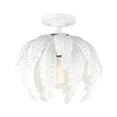 thumbnail image 1 of Livex Lighting - Acanthus - 1 Light Semi-Flush Mount in Coastal Style - 12.63, 1 of 11