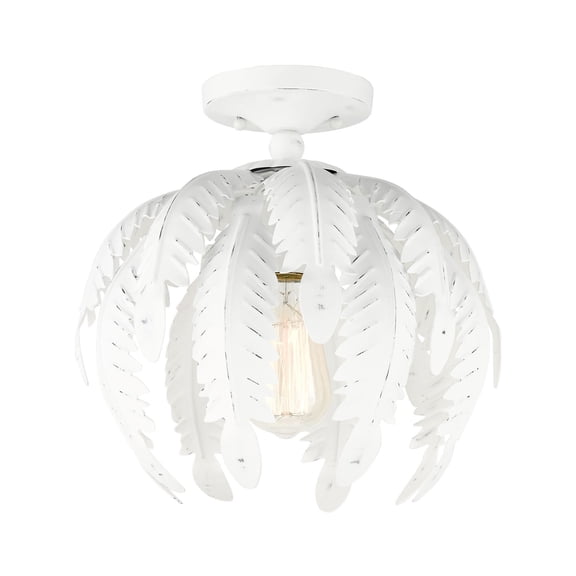 Livex Lighting - Acanthus - 1 Light Semi-Flush Mount in Coastal Style - 12.63