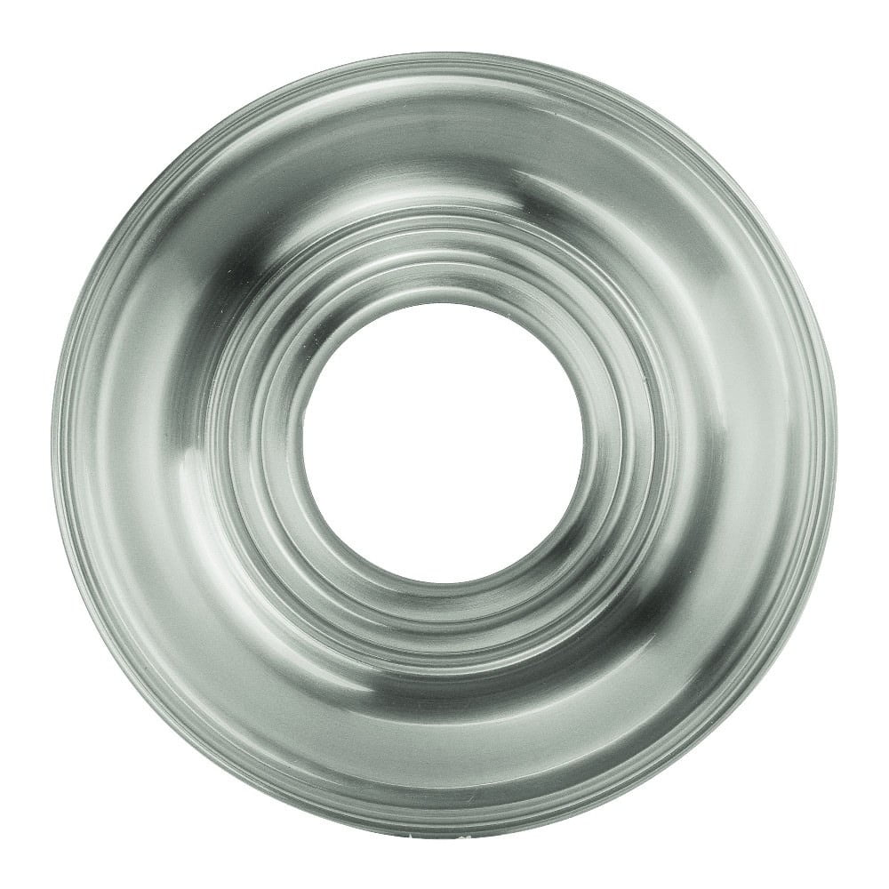 Brushed Nickel 12-Inch Steel Ceiling Medallion