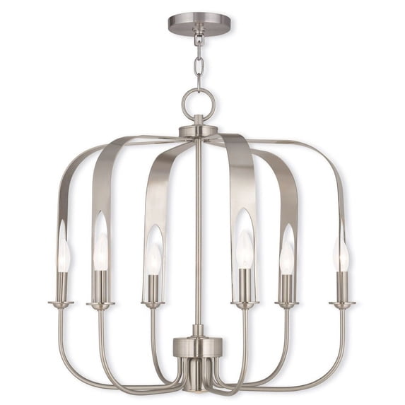 51935-92-Livex Lighting-Addison - 5 Light Chandelier In Contemporary Style-21.25 Inches Tall and 22 Inches Wide-English Bronze Finish -Traditional