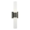 thumbnail image 1 of Livex Lighting Aero 2-Light Twist Lock Metal Vanity Lighting in Black Chrome, 1 of 16