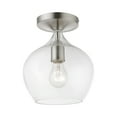 thumbnail image 1 of Livex Lighting - Aldrich - 1 Light Semi-Flush Mount In Transitional Style-9.25, 1 of 10