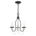 thumbnail image 1 of Livex Lighting - Alessia - 3 Light Mini Chandelier in Farmhouse Style - 13, 1 of 11