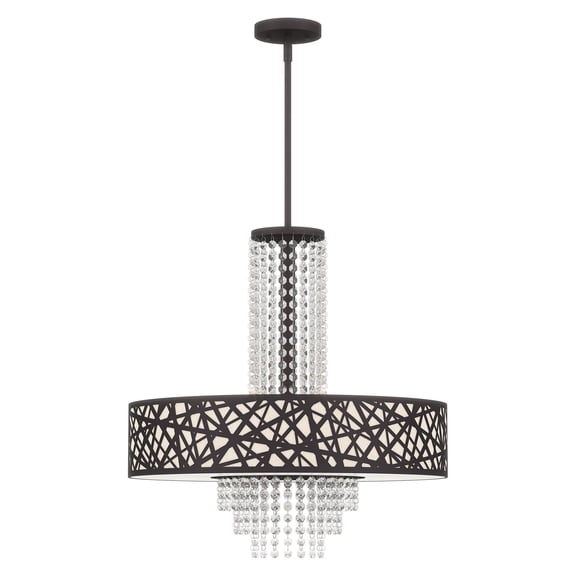 Livex Lighting Allendale 5 Light Pendant Light in Bronze