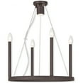thumbnail image 1 of 40243-91 Livex Lighting Alpine - 3 Light Mini Chandelier-25 Inches Tall and 12 Inches Wide-Brushed Nickel Finish, 1 of 5