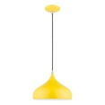 thumbnail image 1 of 41172-82 Livex Lighting Amador - 1 Light Pendant In Transitional Style-15 Inches Tall and 11.75 Inches Wide-Shiny Yellow/Polished Chrome Finish, 1 of 11