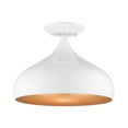 thumbnail image 1 of Livex Lighting - Amador - 1 Light Semi-Flush Mount In Transitional Style-9, 1 of 8