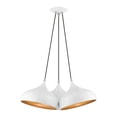 thumbnail image 1 of 41053-69 Livex Lighting Amador - 3 Light Cluster Pendant In Transitional Style-15 Inches Tall and 25 Inches Wide-Shiny White Finish, 1 of 9