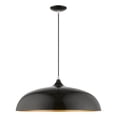 thumbnail image 1 of 49234-68 Livex Lighting Amador - 3 Light Large Pendant In Transitional Style-15.75 Inches Tall and 23.75 Inches Wide-Shiny Black/Polished Chrome, 1 of 11