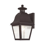 Livex Lighting Amwell Outdoor Wall Lantern in Bronze/Brass