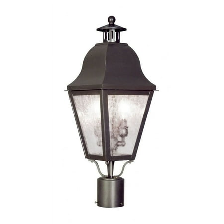 Livex Lighting Amwell 2 Light Outdoor Post Lantern